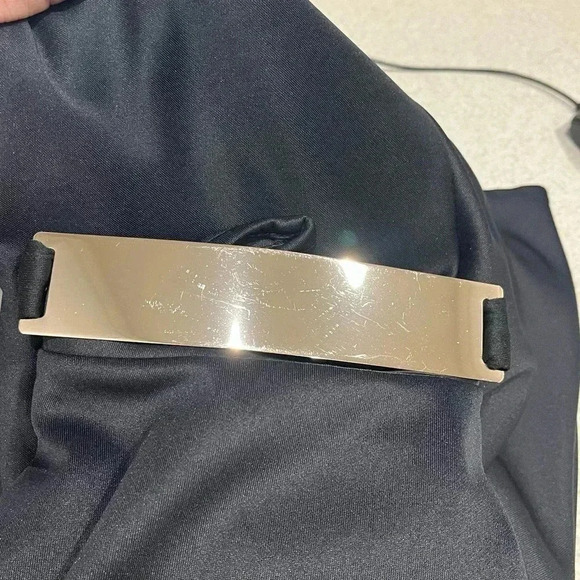 Persaya Black Sleeveless Side Cut-out Fit and Flare USA made Dress Medium‎ - Picture 5 of 7